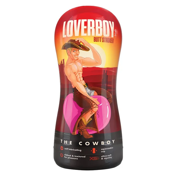 Loverboy Cowboy Self Lubricating Realistic Beige Masturbator / Stroker