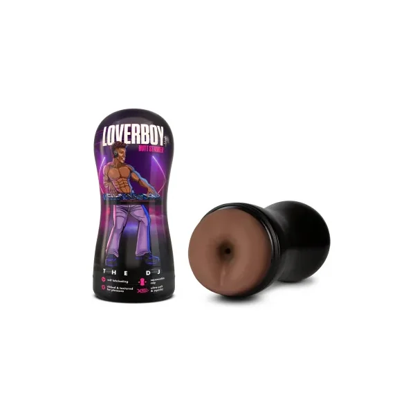 Loverboy The DJ Self-Lubricating Anal Stroker, Brown