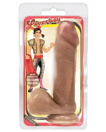 Loverboy The Matador Realistic Latin 8-Inch Long Dildo With Balls & Suction Cup Base