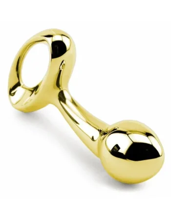 Lovetoy Luxury Pure Metal Butt Plug Gold 4″/10cm