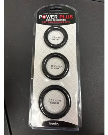 LoveToy Power Plus Cock Ring Set -Thick Band