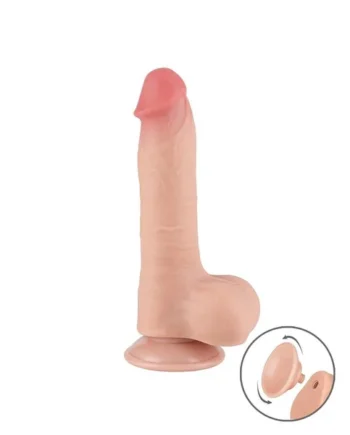 Lovetoy Sliding Easy Bend Skin Dildo 8 Inch