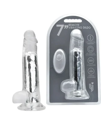 Loving Joy 7 Inch Remote Vibrating Dildo