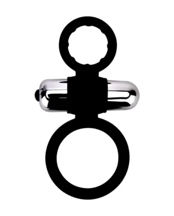 Loving Joy Silicone Vibrating Cock and Ball Ring