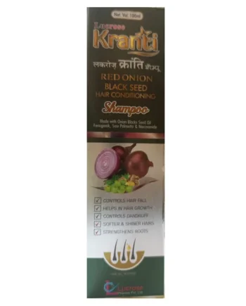 LUCROSE KRANTI RED ONION BLACK SEED HAIR CONDITIONING SHAMPOO (100ml)
