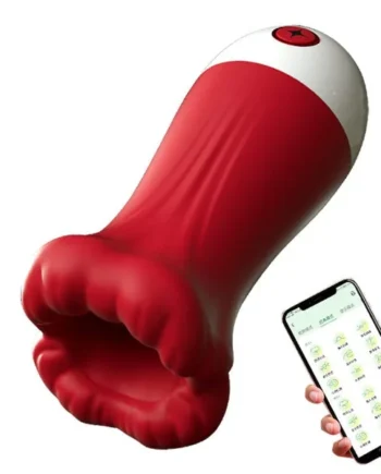 Lurevibe Big Mouth APP Remote Control Blowjob Male Masturbator