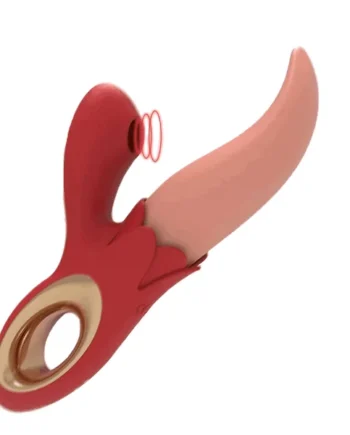 Lurevibe - Multiple Frequency Conversion Sucking / Tapping Rose Tongue-licking Vibrator