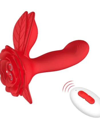 Lurevibe - Rose Wearable Double Stimulation G Spot Vibrator
