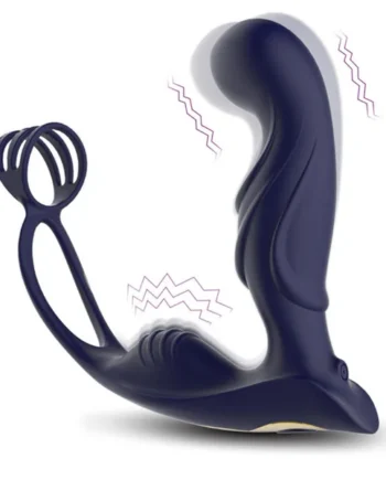 Lurevibe - Wireless Remote Control Male Prostate Vibrating Massager Cock Ring