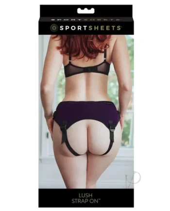 Lush Strap On Harness Purple Sportsheets