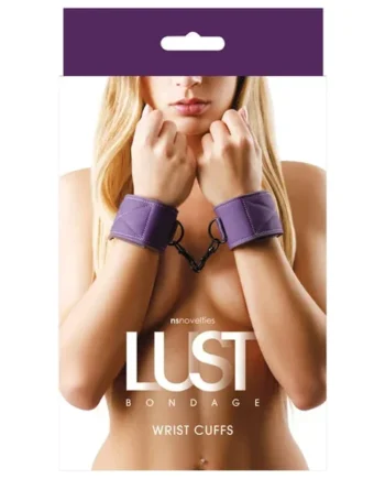 Lust Bondage Wrist Cuffs – Purple