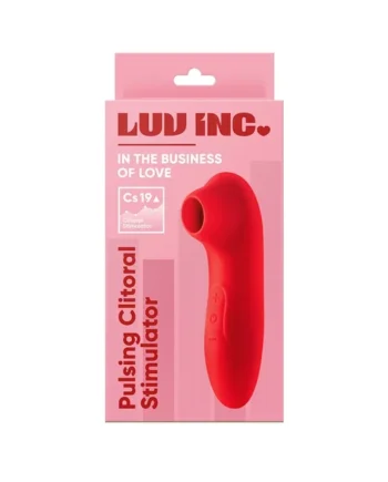 Luv Inc Pulsing Clitoral Stimulator – Red