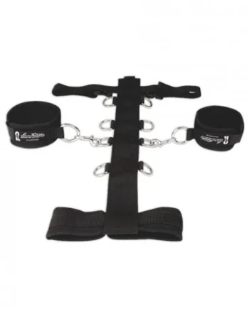 Lux Fetish 3 Piece Adjustable Neck and Wristraint Set