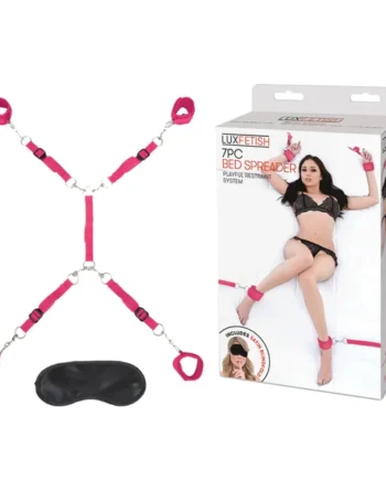 LUX FETISH 7PC BED SPREADER HOT PINK