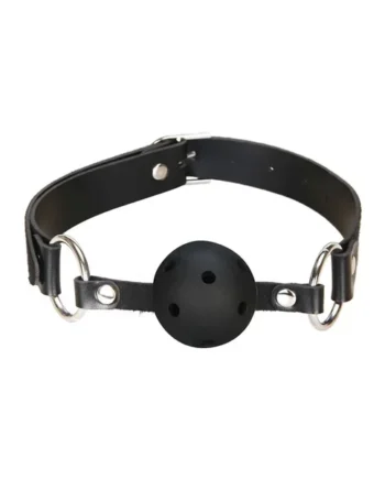 Lux Fetish Breathable Ball Gag – Black