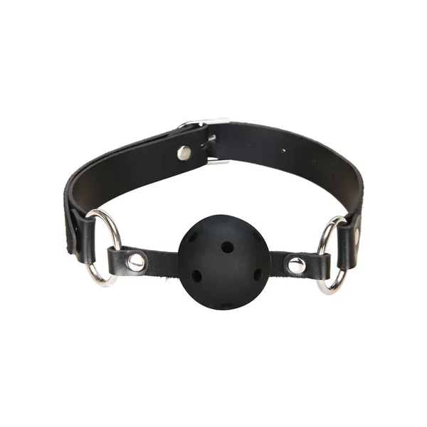 Lux Fetish Breathable Ball Gag – Black