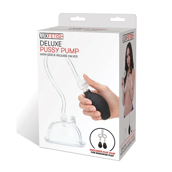 Lux Fetish Deluxe Pussy Pump W- Quick Release Valves