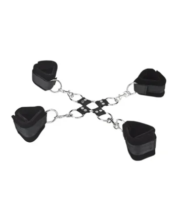 Lux Fetish Hogtie Set (5 piece set) – Black