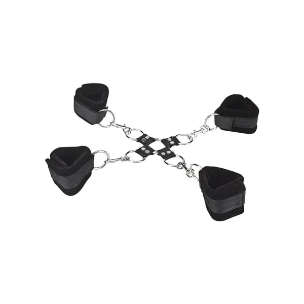 Lux Fetish Hogtie Set (5 piece set) – Black