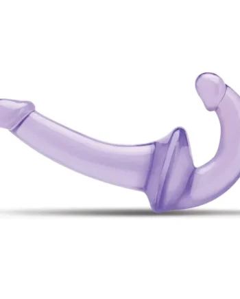 Lux Fetish -Strapless Strap-On Purple | Insertable length 5.25 inches