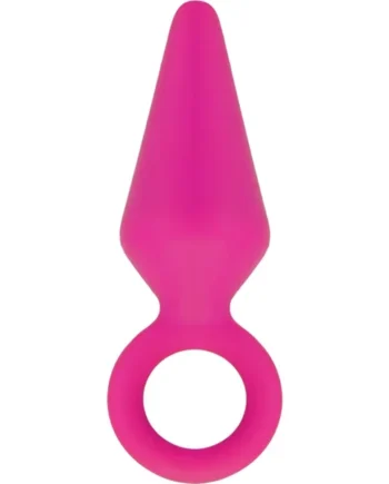 Luxe Candy Rimmer Silicone Butt Plug – Small – Pink