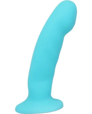 Luxe Cici Silicone Dildo Splashproof Blue 6.5 Inch