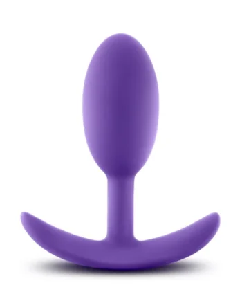 Luxe - Wearable Vibra Slim Plug - Medium - Purple
