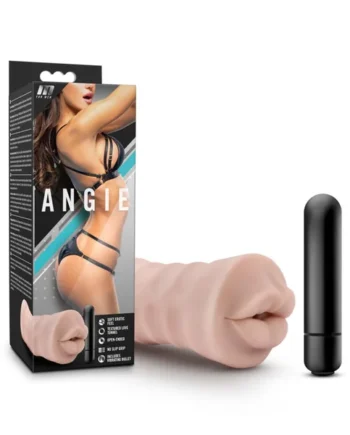 M for Men Angie Vibrating Masturbator by Blush Novelties