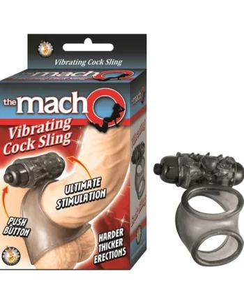 Macho Vibrating Cock Sling - Black