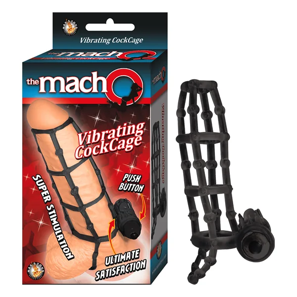 MACHO VIBRATING COCKCAGE BLACK