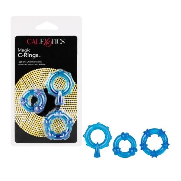 Magic C Cock Rings 3pk by Cal Exotics