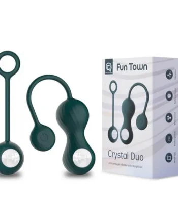 Magic Motion Crystal/Crystal DUO- APP Controlled Kegel Vibrator With Weight Set