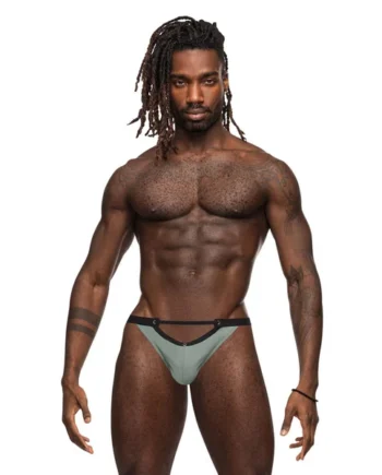 Magnificence Micro v-Thong - X-Large - Jade