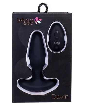 Maia DEVIN Remote Silicone Rechargeable Dual Motor Butt Plug