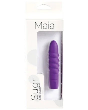 Maia SUGR Twissty 15-Function Mini Bullet - Purple 5"