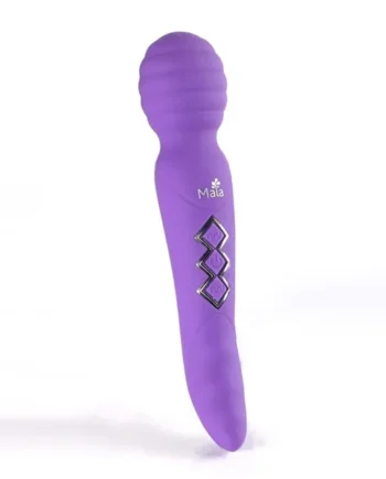 Maia Zoe Twistty Dual Vibrating Pleasure Wand Purple