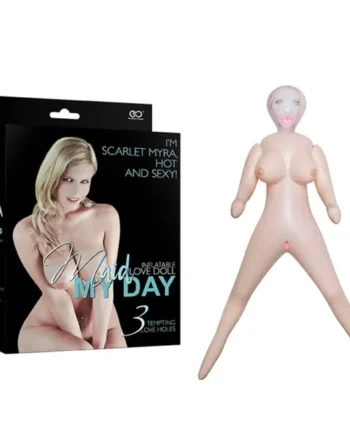Maid My Day Scarlet Myra Inflatable 3-Hole Love Doll