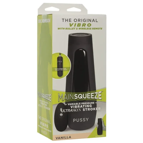 Main Squeeze Original Vibro Pussy – Flesh
