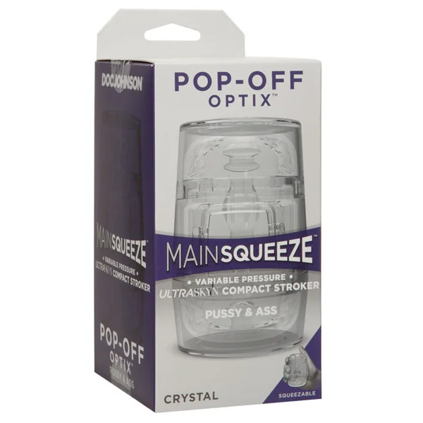 Main Squeeze Pop Off Optix - Crystal Pussy & Ass