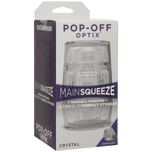 Main Squeeze Pop-Off Optix - Crystal Clear