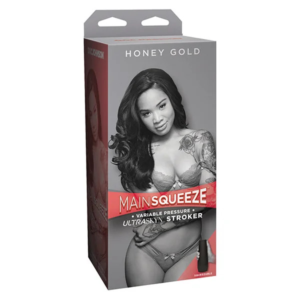 Main Squeeze Pussy Stroker - Honey Gold