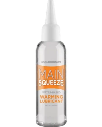 Main Squeeze Warming Water Based Lubricant 3.4oz