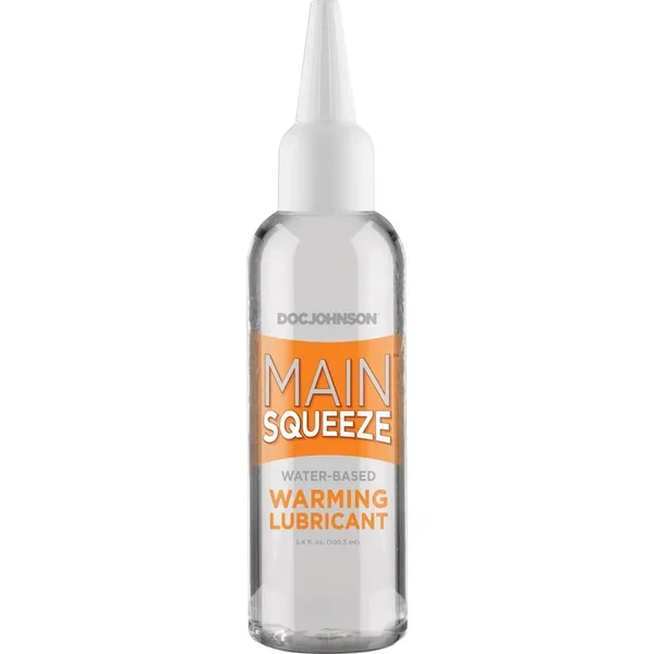 Main Squeeze Warming Water Based Lubricant 3.4oz