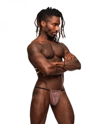 Male Power Inter-mingle Posing Strap Mauve O/s