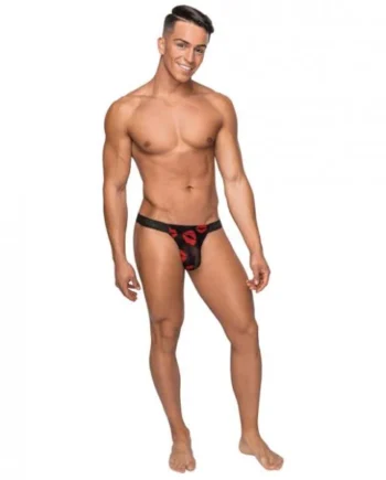 Male Power Kiss Me Mesh Micro Thong