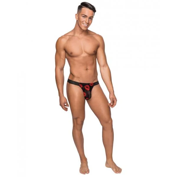 Male Power Kiss Me Mesh Micro Thong