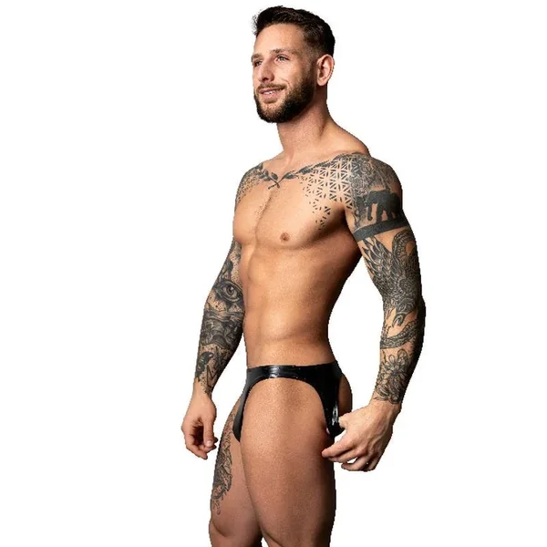 Male Power Moonshine Jock Strap, Black, L/XL