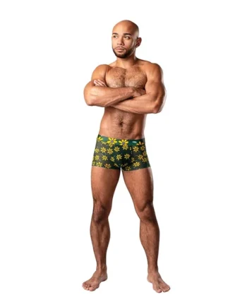 Male Power Petal Power Pouch Short Daisy Print XL