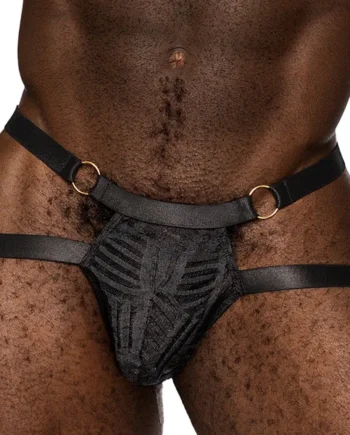 Male Power Rude Awakening Cutout Mesh Ring Jock