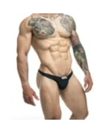 MaleBasics JUSTIN + SIMON Classic Tanga Black 2XL